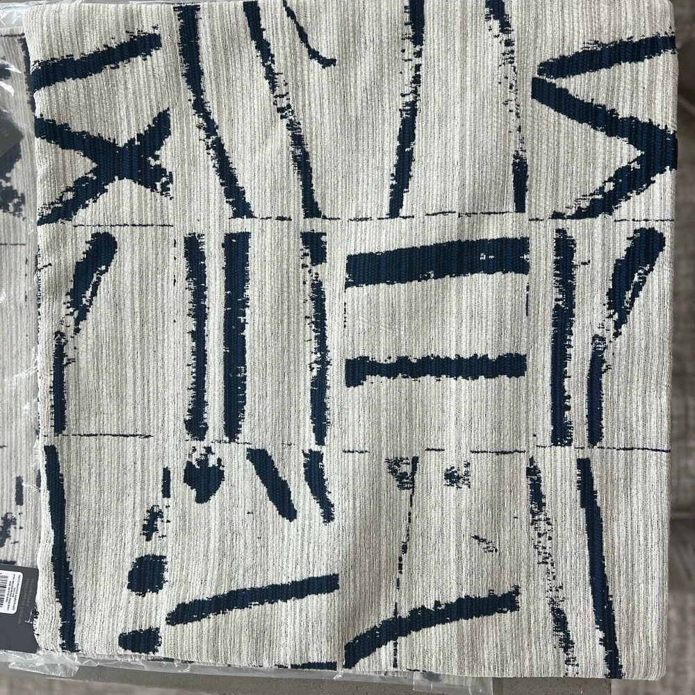 Restoration Hardware-Outdoor pillow covers Bella-Dura Sumi set of (4)